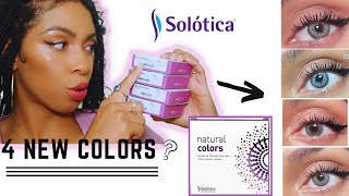 2022 New Solotica Natural Colors Buzios Ipanema Jade Safira Full Review All Lights [upl. by Nywde]