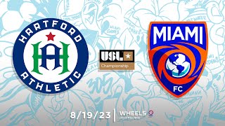 Hartford Athletic vs Miami FC  Game Highlights [upl. by Layman]