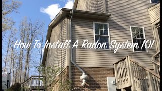 How to install a Radon System 101 [upl. by Manwell]