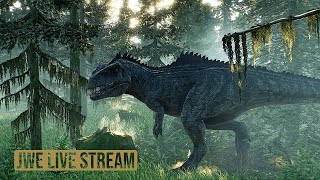 JURASSIC WORLD EVOLUTION 2  SANDBOX PARK  DINOSAURS LIVE STREAM ALL DINOSAURS IN ONE PARK [upl. by Kelley989]