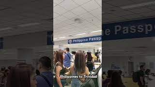 Philippine Immigration Experience philippineimmigration travel trinidadandtobago viralvideo [upl. by Nedaj95]