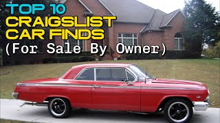 BEST DEALS TOP 10 CRAIGSLIST CLASSIC CARS FOR SALE BY OWNER Incredible Bargain [upl. by Aalst]