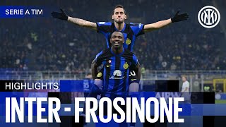 DIMARCOS WORLDCLASS GOAL ☄️  INTER 20 FROSINONE  HIGHLIGHTS  SERIE A 2324 ⚫🔵🇬🇧 [upl. by Cypro]