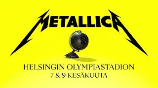 Metallica esiintyy Helsingin Olympiastadionilla kahtena iltana kesäkuussa 2024 [upl. by Yedarb]