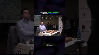 The Talk Of Chess Players After The Game ft Ian Nepomniachtchi and Magnus Carlsen chess shorts [upl. by Notneiuq484]