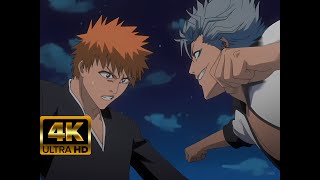 Ichigo vs Grimmjow 4K  Bleack EP 121 [upl. by Secnarf]