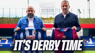 MANAGERS MEETING  ALL SET FOR THE DERBY  FC Barcelona Training 🔵🔴 [upl. by Shaikh]