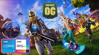 Fortnite  Gameplay  Intel Core i5 1135g7  Iris Xe Graphics [upl. by Thinia]