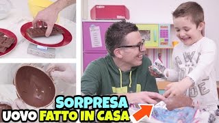 REGALO un UOVO DI PASQUA FATTO IN CASA SORPRESA a Nicolò [upl. by Cynarra]