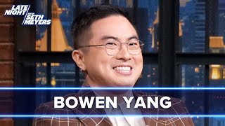 Bowen Yang on Hooking Up with Sydney Sweeney and Gina Gershon in an SNL Sketch [upl. by Hutchins]