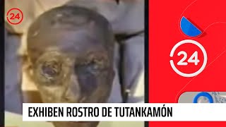 Exhiben rostro de Tutankamón  24 Horas TVN Chile [upl. by Aelgna]