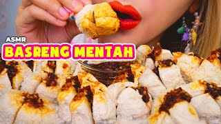 BAUNYA KOK GINI 😵‍💫 ASMR MAKAN BASRENG MENTAH COCOL MINYAK CABE 🔥  ASMR Indonesia [upl. by Sirk]