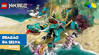 LEGO NINJAGO  Dragão da Selva 🐉🌴  71746  Unboxing amp Review BR [upl. by Eltsyrc]