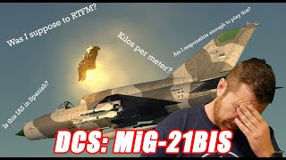 Trying the MiG21BIS in DCS  F4 vs MiG21 Dogfight [upl. by Ahtan]