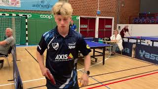 Malte Nilsson vs Gustav Christensen  Men’s Junior 18  Sweden GP Kristianstad Open 2024 [upl. by Tedd]