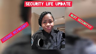 Security Life Update💂🏾‍♀️   addressing a few comments amp answering a few questions [upl. by Charron]