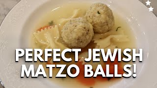 PERFECT TRADITIONAL MATZO BALL SOUP RECIPE [upl. by Foushee]