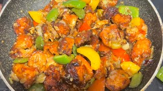 Dry chilly chicken recipe 🍗 [upl. by Ytima]