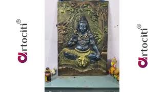 Lord Shiva 3D relief Mural by Artociti [upl. by Ynove]