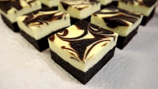 Cheesecake Brownies Recipe  Swirled Cheesecake Brownies  No Mixer Needed [upl. by Chapell]