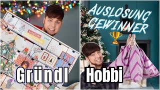 Auslosung der Verlosung Gründl 🏆Adventskalender  und Hobbi Kalender 🎁 [upl. by Charlena]