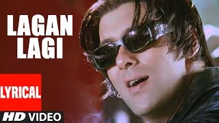 Lagan Lagi Lyrical Video  Tere Naam  Sukhwinder Singh  Salman Khan Bhoomika Chawla [upl. by Rolanda907]