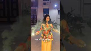 Diwali celebration minivlog✨🥳shorts diwali crackers mithai minivlog diwalispecial new india [upl. by Asirret]