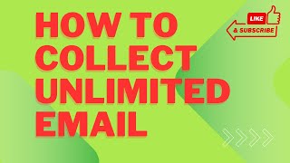 How to collect Unlimited Email [upl. by Morse]