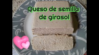 QUESO VEGANO DE SEMILLA DE GIRASOL [upl. by Anika]