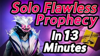 Solo Flawless Prophecy On Warlock  1 Phase Both Bosses  Destiny 2 The Final Shape [upl. by Katharine505]