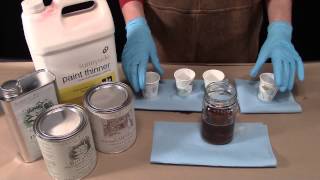 Diluting High Lustre Tung Oil [upl. by Shultz]