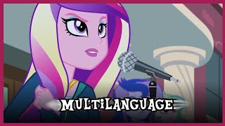 Multilanguage Friendship Games  Unleash the Magic  Luna Cadance and Spike 18 languages [upl. by Sidell89]