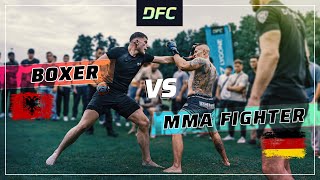 German PITBULL vs Albanian BOXER  MMAFight  DFC [upl. by Myrwyn]