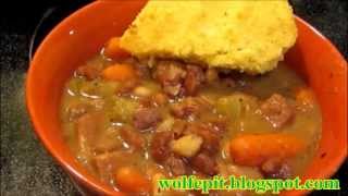 Bean Soup  Northern and Pinto Bean Soup [upl. by Airahcaz]