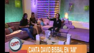 David Bisbal canta a capela quotEsclavo de sus besosquot  AM [upl. by Anirtak]