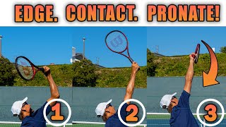 5 Drills For EASY Serve Pronation Tennis Serve Lesson [upl. by Verney238]