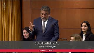 MP Sukh Dhaliwal Recognizes 2024 Canadian School Counselling Week [upl. by Atnohs]