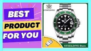 STEELDIVE SD1953 Black Dial Green Ceramic Bezel [upl. by Nael]