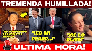 🚨MARTES URGENTE TÓMALA PAPÁ CHINA 0 ARANCELES A MÉXICO TREMENDA HUMILLADA A CANADÁ ¡BOOM [upl. by Reerg667]