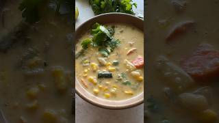 Roasted Poblano Corn Chowder [upl. by Brubaker749]