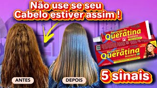 5 sinais Cabelo que precisa de queratina  Recarga da Novex [upl. by Meit850]