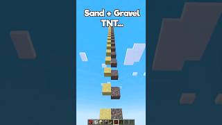 Minecraft Sand  Gravel TNT minecraft shortsRemixMediaTek gaming [upl. by Hinman643]