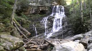 Hike to Margarette Falls Cherokee National Forest Greeneville Tennessee [upl. by Marven531]