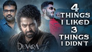 Devara  4 Things I Liked 3 Things I Didn’t  NTR Jahnvi Kapoor  Anirudh Koratala Siva  Thyview [upl. by Onaivatco]