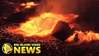 Kilauea Volcano Eruption Update New Footage Released June 12 2023 [upl. by Atsev]