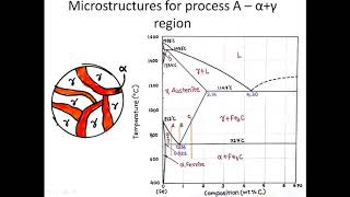 Lecture 18 Iron Iron carbide diagram [upl. by Heuser559]