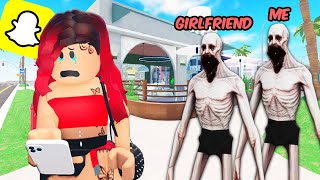 SCP SNAPCHAT TROLL With MY GIRLFRIEND FUNNY MOMENTS Roblox [upl. by Yeleak]