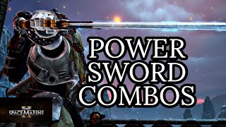 POWER SWORD MOVE SETS ARE VICIOUS Space Marine 2 PVP Bulwark Class [upl. by Wilinski466]