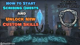 How to Start Scribing Quests and Unlock New Custom Skills in ESO [upl. by Mukerji664]