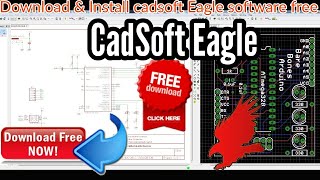 How to Free download amp Install cadsoft Eagle software57 PCB design [upl. by Sorensen]